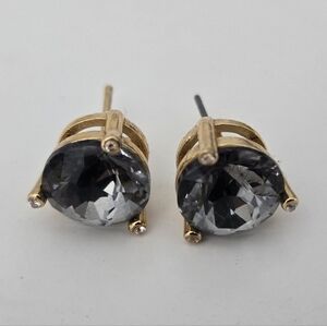 Kate Spade New York Gumdrop Studs Stud Earrings Black Gold